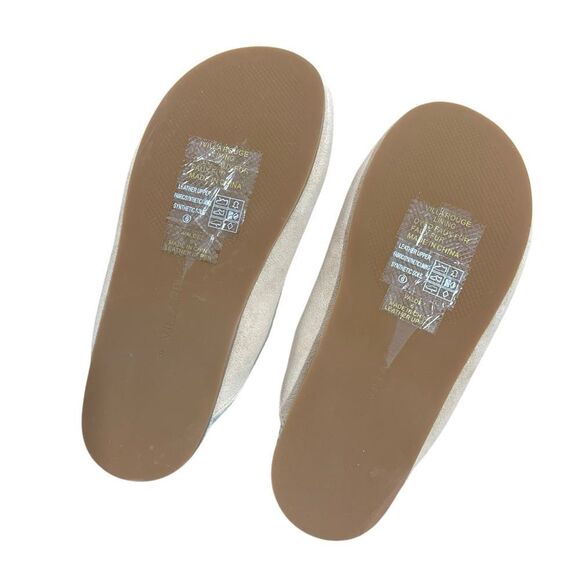 Revolve Villa Rouge Valdez Suede Leather Slippers in Nude - Picture 6 of 8